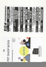 Panfleto de concerto COOL Pet Shop Boys 11/2/16 Houston TX White Oak Music Center! comprar usado  Enviando para Brazil