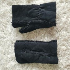 Black suede faux for sale  FOLKESTONE