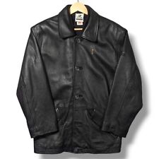 Adidas leather jacket for sale  LITTLEHAMPTON
