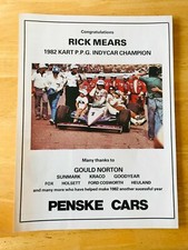 Rick mears penske for sale  BRISTOL