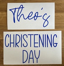 Personalised christening day for sale  BURY ST. EDMUNDS