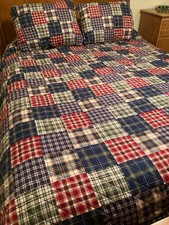 Plaid quilted comforter for sale  Atwater