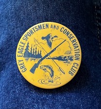 Pinback violoncelo Grey Eagle esportistas e clube de conservação caça e pesca 2" comprar usado  Enviando para Brazil