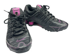 Usado, Tênis de corrida Nike Shox Nz com cadarço cano baixo preto ameixa feminino tamanho 6.5 comprar usado  Enviando para Brazil