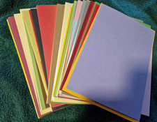 Bastelpapier pappe einfarbig gebraucht kaufen  Olpe