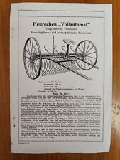 Heurechen vollautomat traktor gebraucht kaufen  Spraitbach