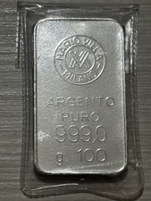 Lingotto argento puro usato  Napoli