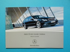 Prospekt preisliste mercedes gebraucht kaufen  Augsburg