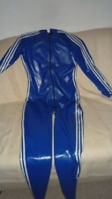 100% Latex Rubber Gummi Blau Catsuit Cosplay Bodysuit Anzug 0.4mm S-XXL comprar usado  Enviando para Brazil