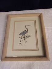 Blue heron framed for sale  Antigo