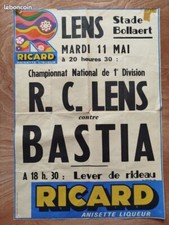 Affiche match lens d'occasion  Valenciennes