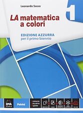 Matematica colori azzurra usato  Italia