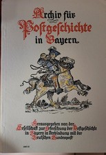 Archiv postgeschichte bayern gebraucht kaufen  Lampertheim
