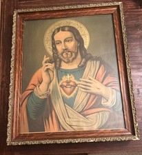 Antique sacred heart for sale  Green Bay