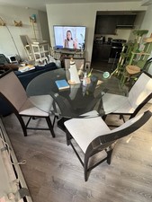 Round clear glass for sale  Bronx