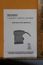 Lixadeira orbital vintage Pro Source 1/4 folha manual S1B-TL-110x100 comprar usado  Enviando para Brazil