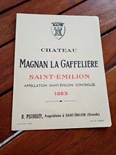Etiquette vin wine d'occasion  Lanester