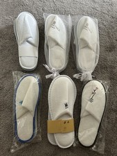 white towelling slippers for sale  SOUTHAMPTON