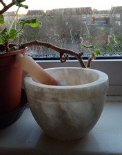 Marble pestle mortar for sale  DARLINGTON
