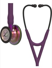 Estetoscópio diagnóstico 3M Littmann Cardiology IV 6205 ameixa violeta acabamento arco-íris comprar usado  Enviando para Brazil