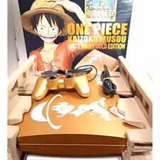 Console Sony PlayStation 3 PS3 One Piece Kaizoku Musou edição dourada jogo testado comprar usado  Enviando para Brazil