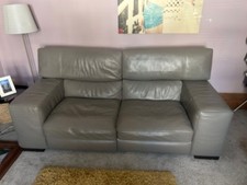 Natuzzi leather sofa for sale  ASHFORD