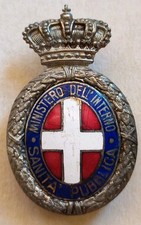 Distintivo sanità pubblica usato  Roma