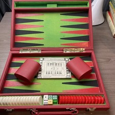 Backgammon red case for sale  Clermont