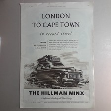 Hillman minx 1952 for sale  LINCOLN