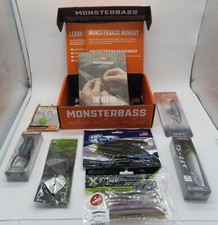 Iscas/aromas sortidos Monsterbass caixa equipamento de pesca comprar usado  Enviando para Brazil