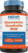 Nova Nutrition Glucosamina+Condroitina+MSM 2600 mg 180 cápsulas comprar usado  Enviando para Brazil