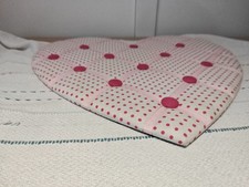 Material heart shaped for sale  WORTHING