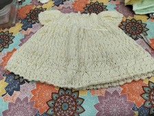 Hand knitted first for sale  WOLVERHAMPTON