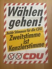 Cdu wahlplakat bundestagswahl gebraucht kaufen  Remscheid