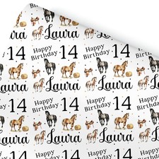 Personalised horses birthday for sale  UK