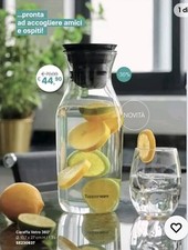 Caraffa vetro tupperware usato  Viggiano