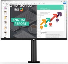 Novo Monitor LED IPS Caixa Aberta LG 27QN880 27&quot; 2560x1440, usado comprar usado  Enviando para Brazil
