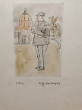 Sigfrido oliva aquarello usato  Firenze