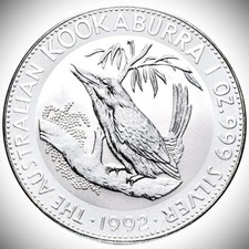 Kookaburra 1992 feinsilber gebraucht kaufen  Schweitenkirchen