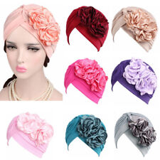 Chapéu quimioterapia feminino flor elástica perda de cabelo muçulmano turbante bandana cabeça cachecol capa # comprar usado  Enviando para Brazil