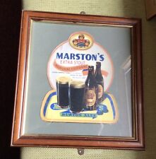 Framed vintage marstons for sale  BURTON-ON-TRENT