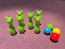 Lustiges frösche kegelspiel gebraucht kaufen  Essen