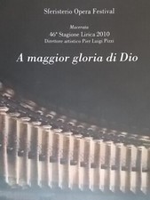 Maggior gloria dio usato  Macerata