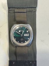 Vintage Seiko Automático DX 17 Joia Verde Guerra do Vietnã Relógio Militar Exército Personalizado comprar usado  Enviando para Brazil