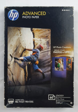 Papel fotográfico brilhante HP Advanced Q8008A 10x15cm 60 folhas 250gsm compatível com jato de tinta, usado comprar usado  Enviando para Brazil