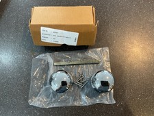 Pair chrome mortice for sale  LEEDS