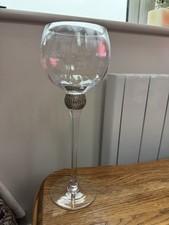 Tall glass diamante for sale  WORKINGTON