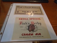 Lote de 4 etiquetas de barril de cerveja Finks Pa comprar usado  Enviando para Brazil