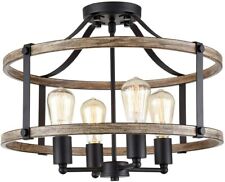 Farmhouse semi flush for sale  Mansfield