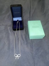 necklace bow tiffany pendant for sale  Richmond